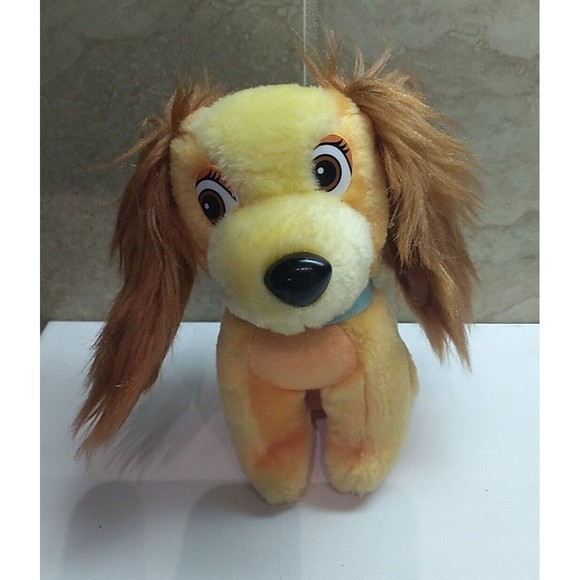 Vintage Walt Disney Lady And The Tramp - Lady Puppy Dog Plush - Picture 1 of 5